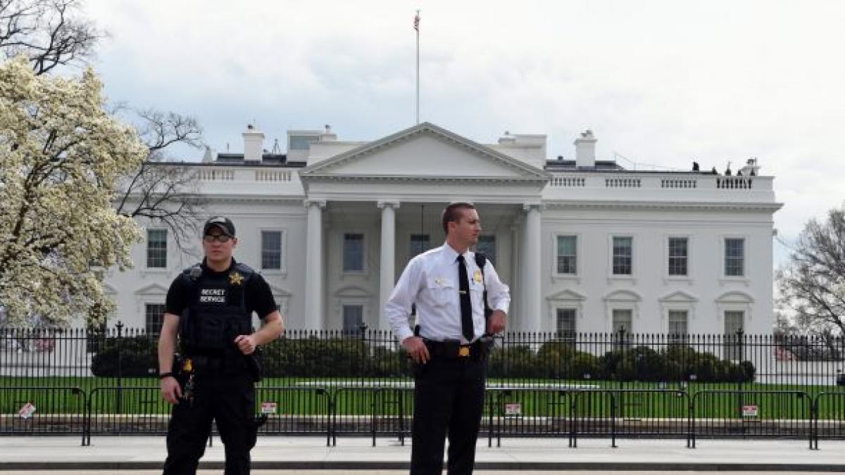 Man brandishing gun outside White House shot down